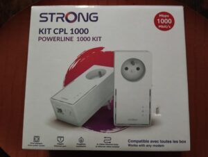 STRONG POWERL1000DUOFRV KIT 2PRISES CPL 1000MB +PRISE FILTRÉE