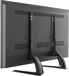 VOLKANO VK-4034-BK - Universal Tabletop TV stand for 23” – 75” TVs.