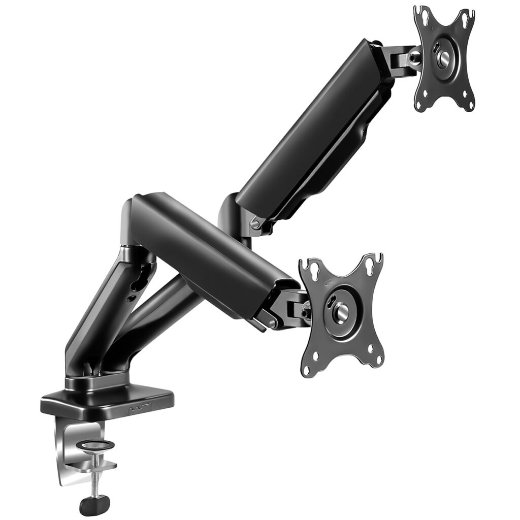 ADVANCE - SUPPORT BUREAU pour 2 ECRANS 17-32 +Plateau * ADV-ARM12F
