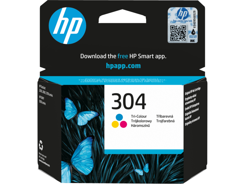 HP 302/304 - Cartouche Tricolore CMY - 100 pages