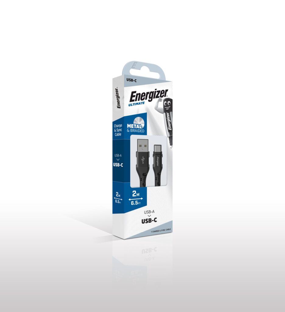Energizer CABLE USB-A USB-C TRESSE 2M
