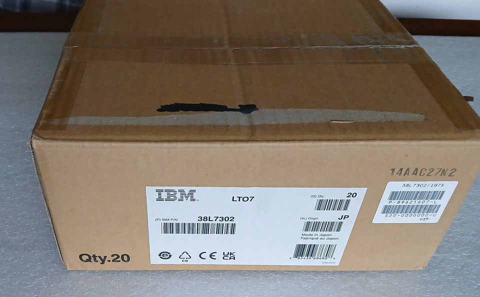 Cartouche LTO Ultrium 7 IBM 6 To 15 To archivage données