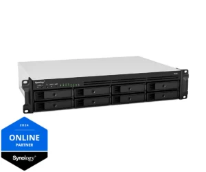 NAS SYNOLOGY RS1221+ * 2U Ryzen 2,2GHz 4Go 8xSATA3 4xGbL 2xUSB3.0