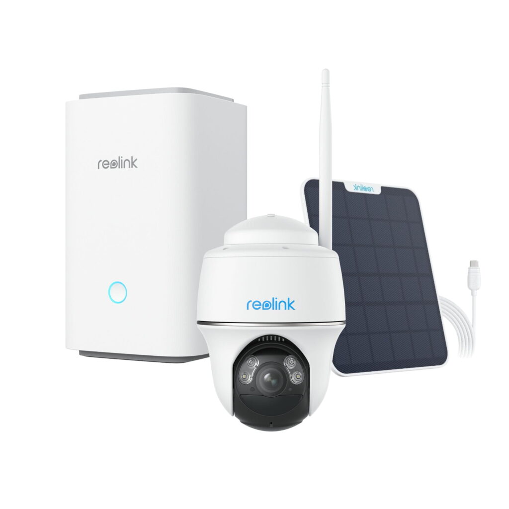 REOLINK B430 Caméra 2K EXT. mobile WiFi IR +Panneau solaire * Blanc