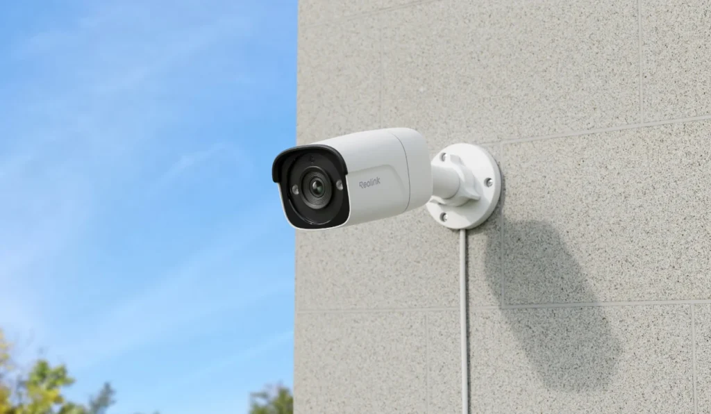 REOLINK P320 Caméra 5MP EXT. Fixe PoE IR +Audio * Blanc