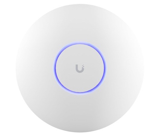Borne Wi-Fi 7 Ubiquiti U7-PRO blanche montage plafond vue dessous